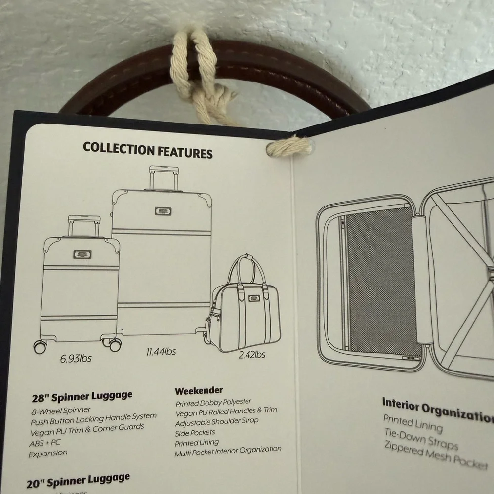 Pendleton Multi Color Mojave Luggage Set Carry On Spinner & Weekend Satchel! NEW - Picture 7 of 9